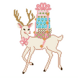 Present Deer Canvas