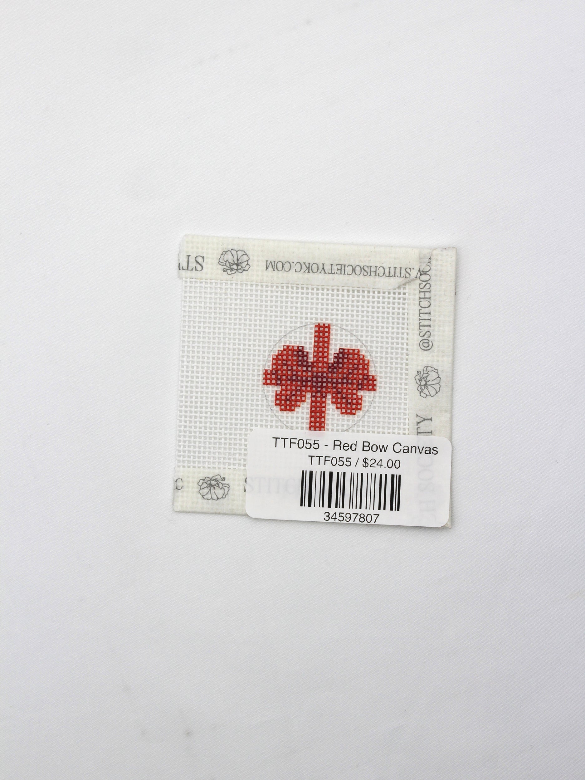 TTF055 - Red Bow Canvas
