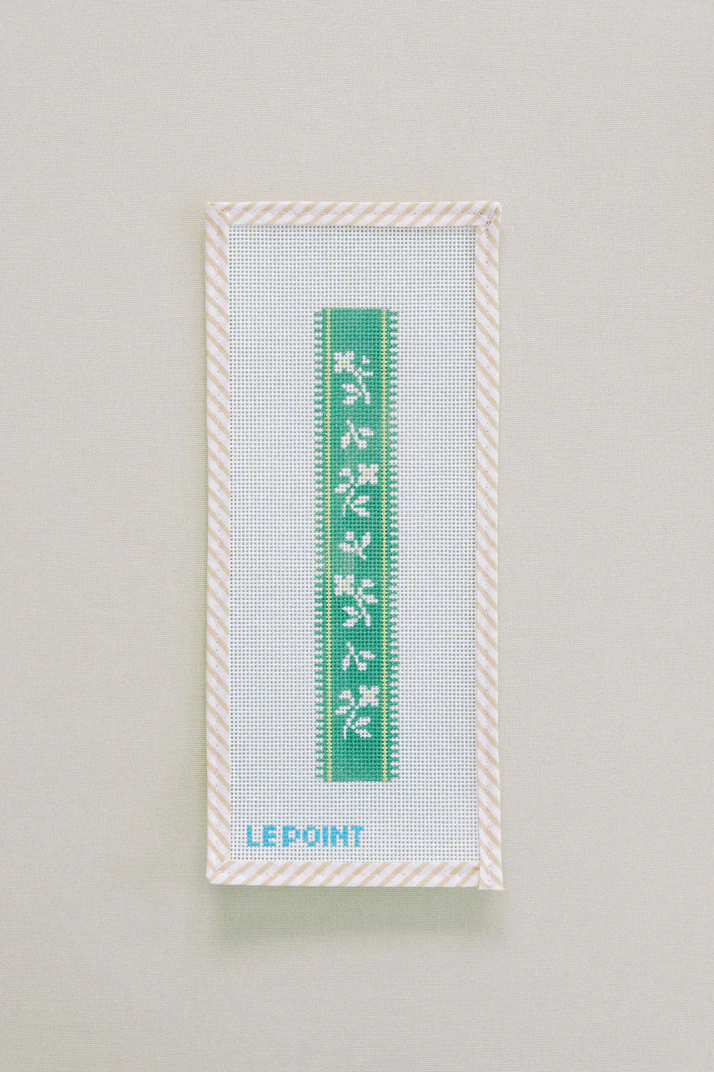 French Ribbon Keychain - Green