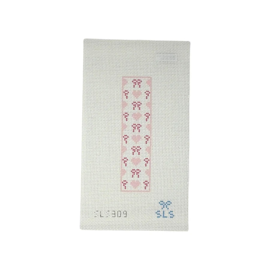 Bows & Hearts, Pink Canvas
