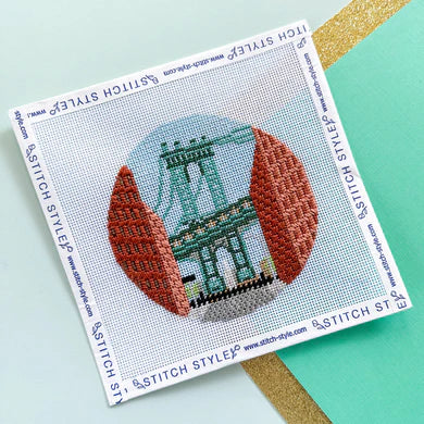 New York Manhattan Bridge Canvas & Stitch Guide
