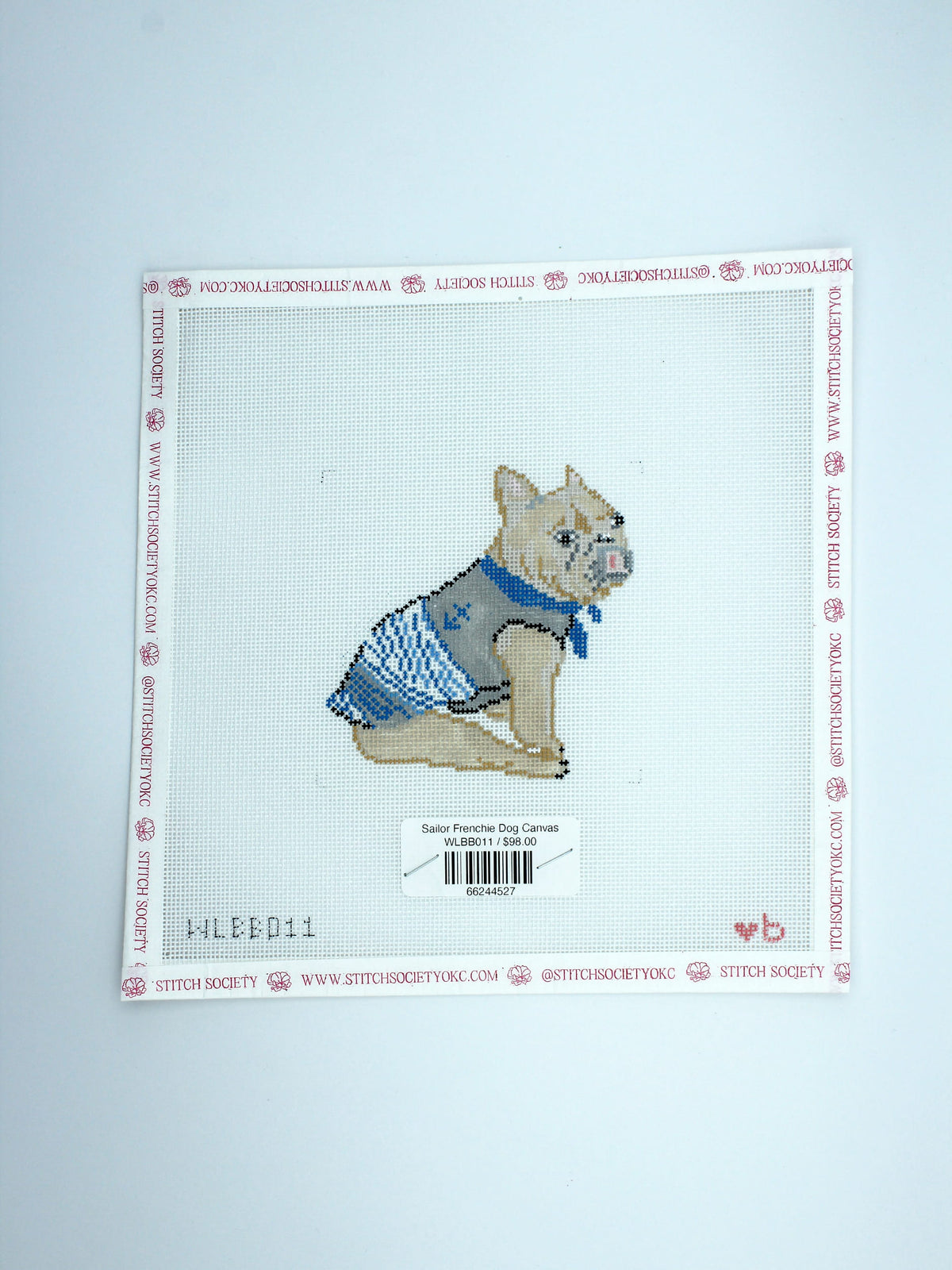 Sailor Frenchie Dog Canvas