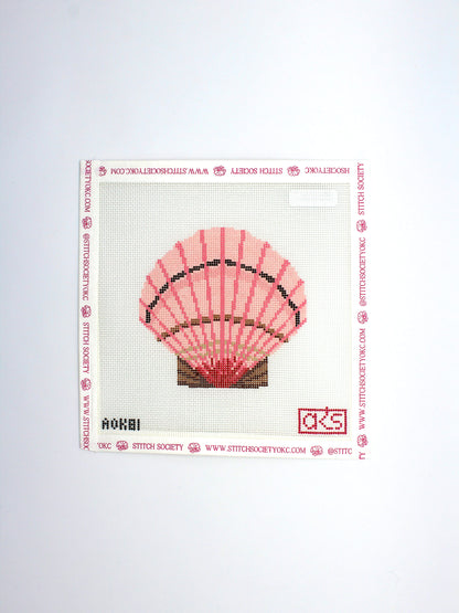 Pink Scallop Shell Canvas