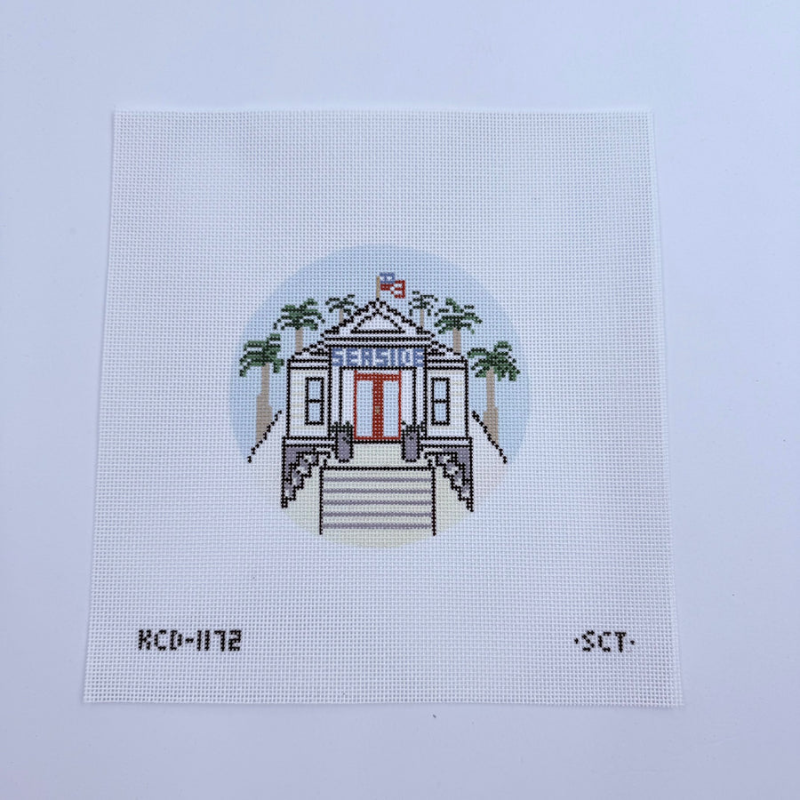 Seaside Post Office Canvas