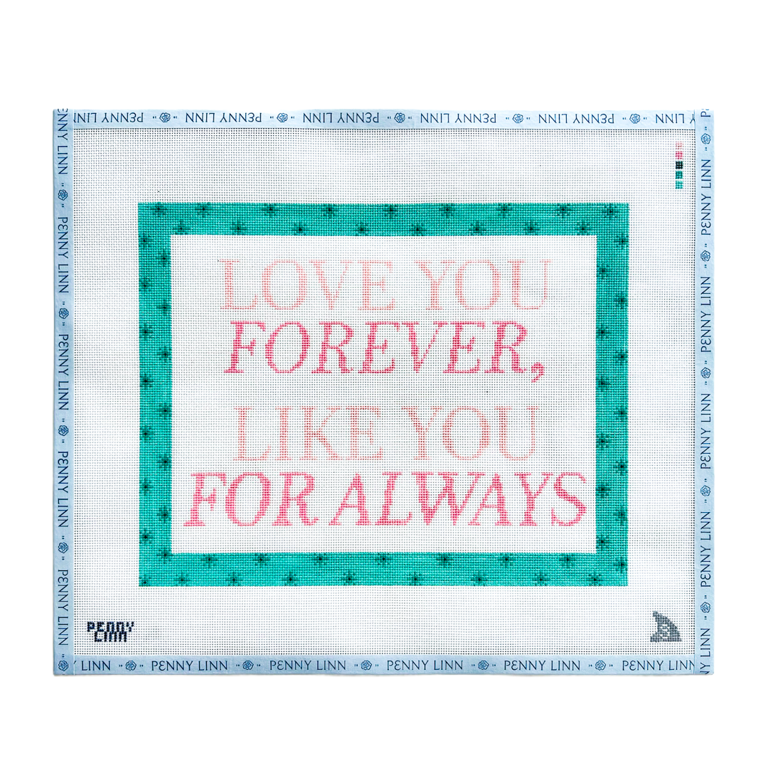 Like You Love You-Green/Pink Canvas