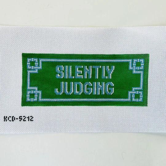 Silently Judgeing Canvas