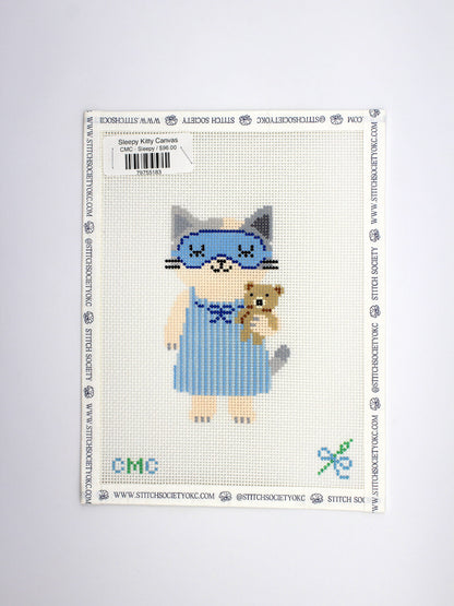 Sleepy Kitty Canvas