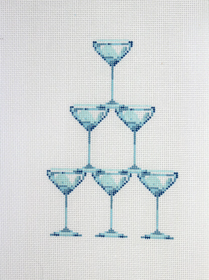 Something Blue Cocktails - w/o writing Canvas