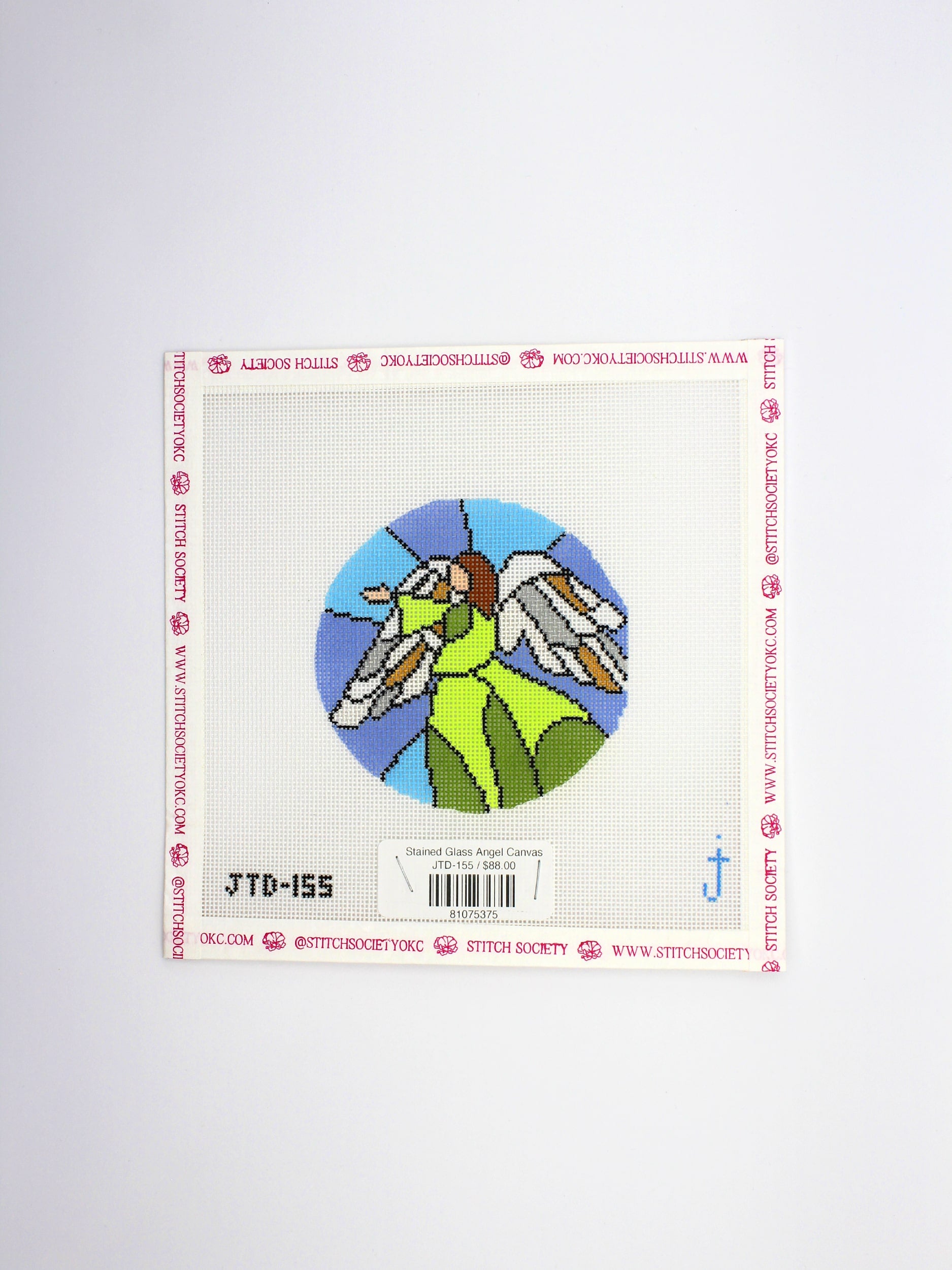 Stained Glass Angel Canvas