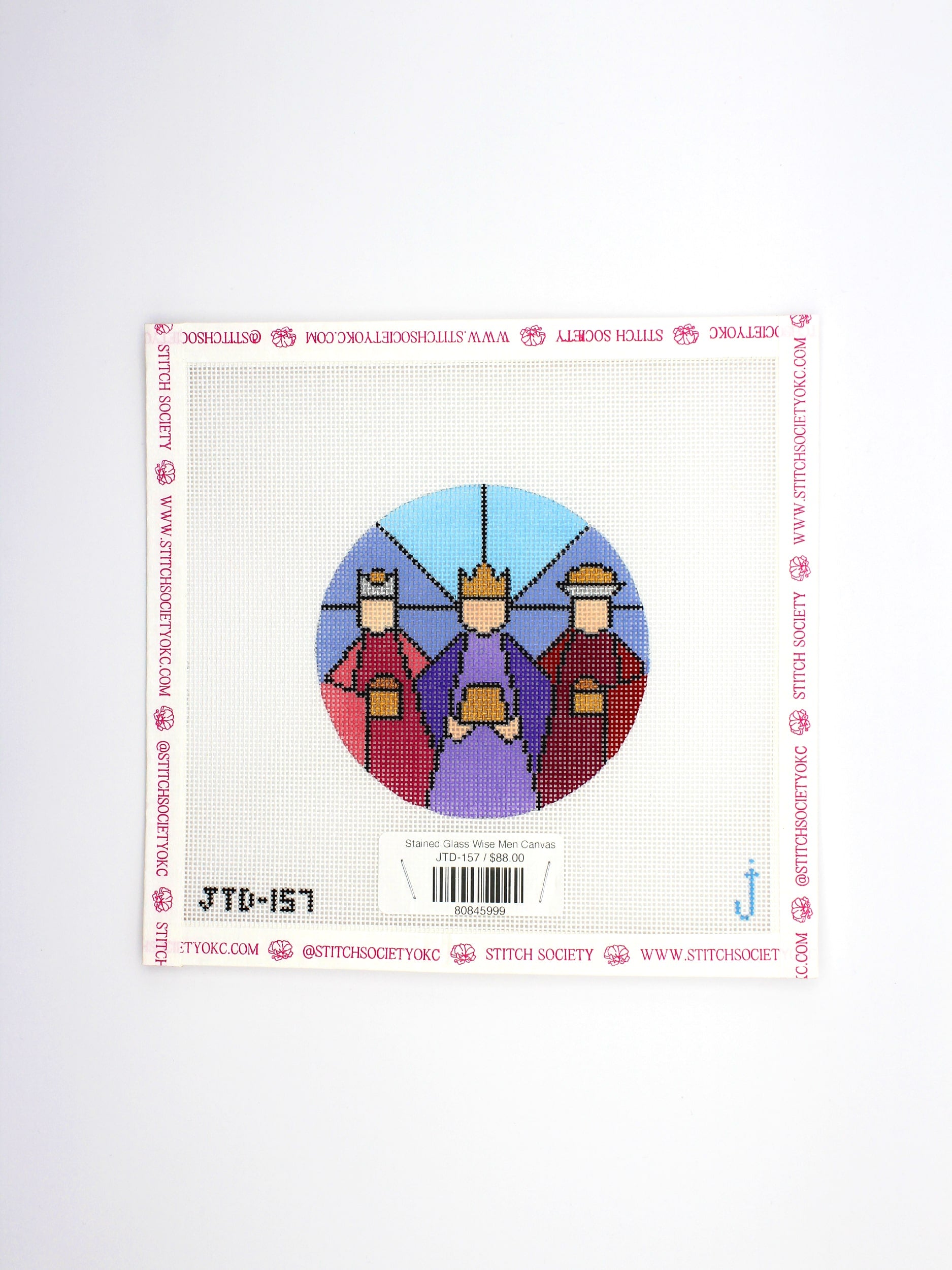 Stained Glass Wise Men Canvas