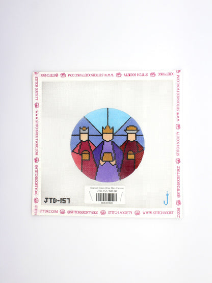 Stained Glass Wise Men Canvas