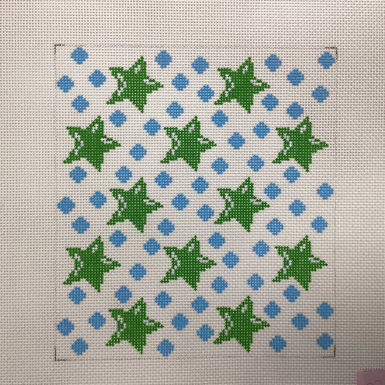 Star Balloon , Green & Blue