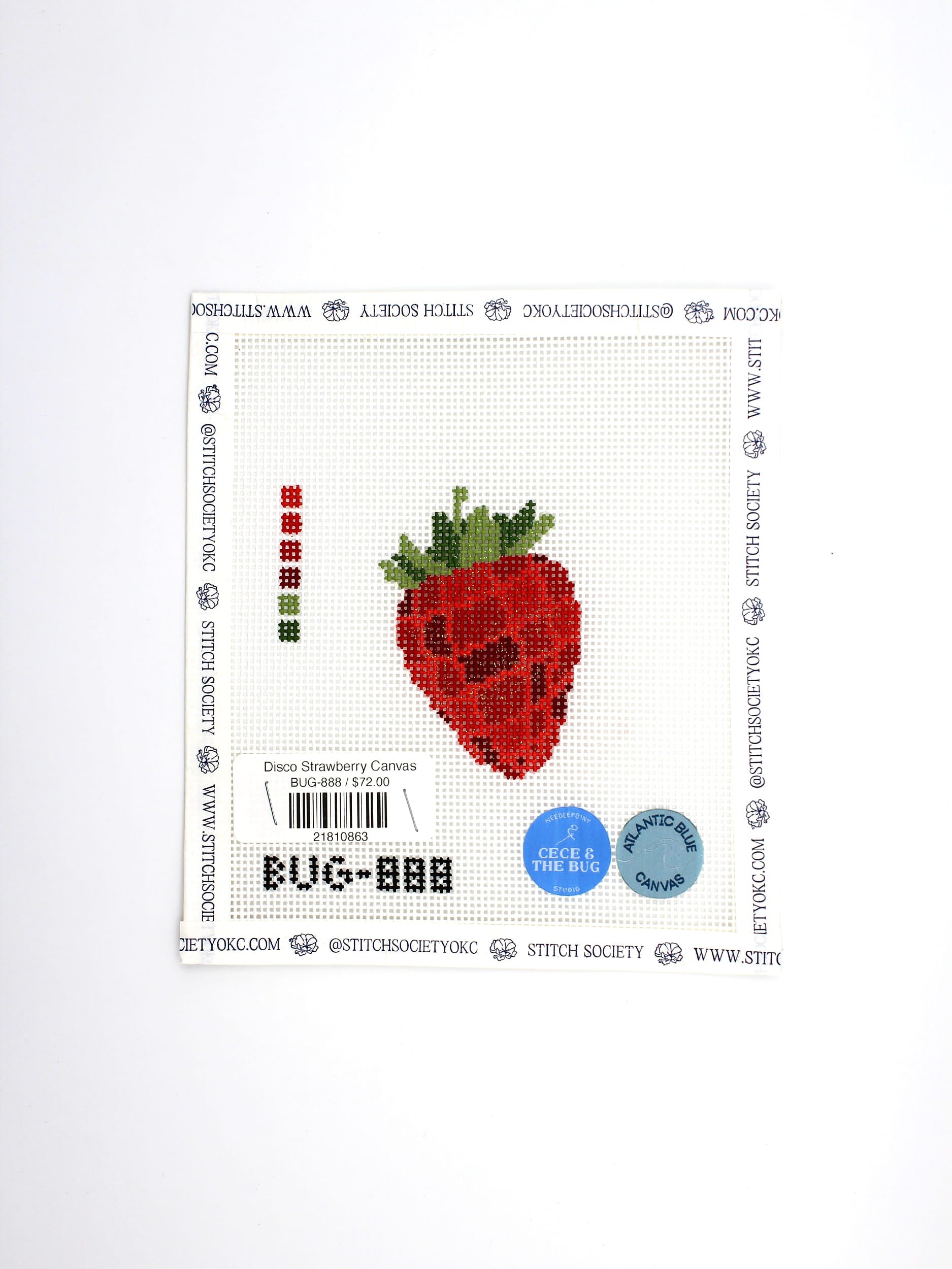 Disco Strawberry Canvas