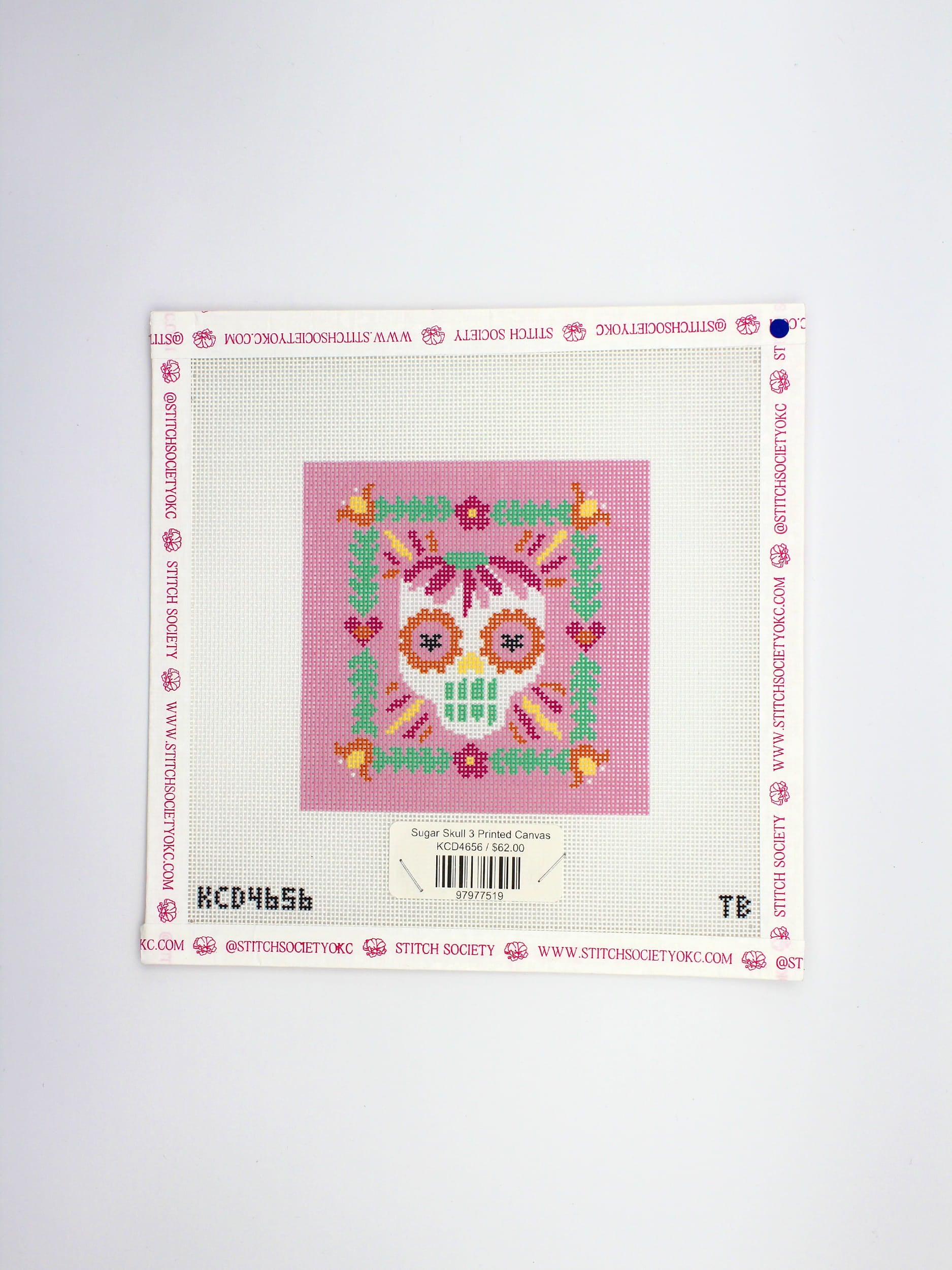 Sugar Skull 3 Printed Canvas