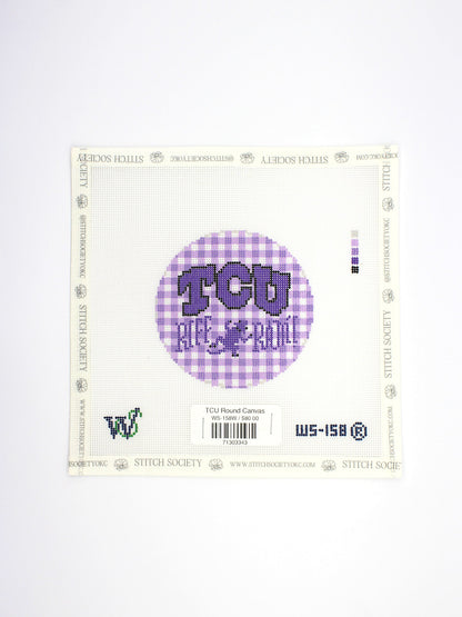 TCU Round Canvas