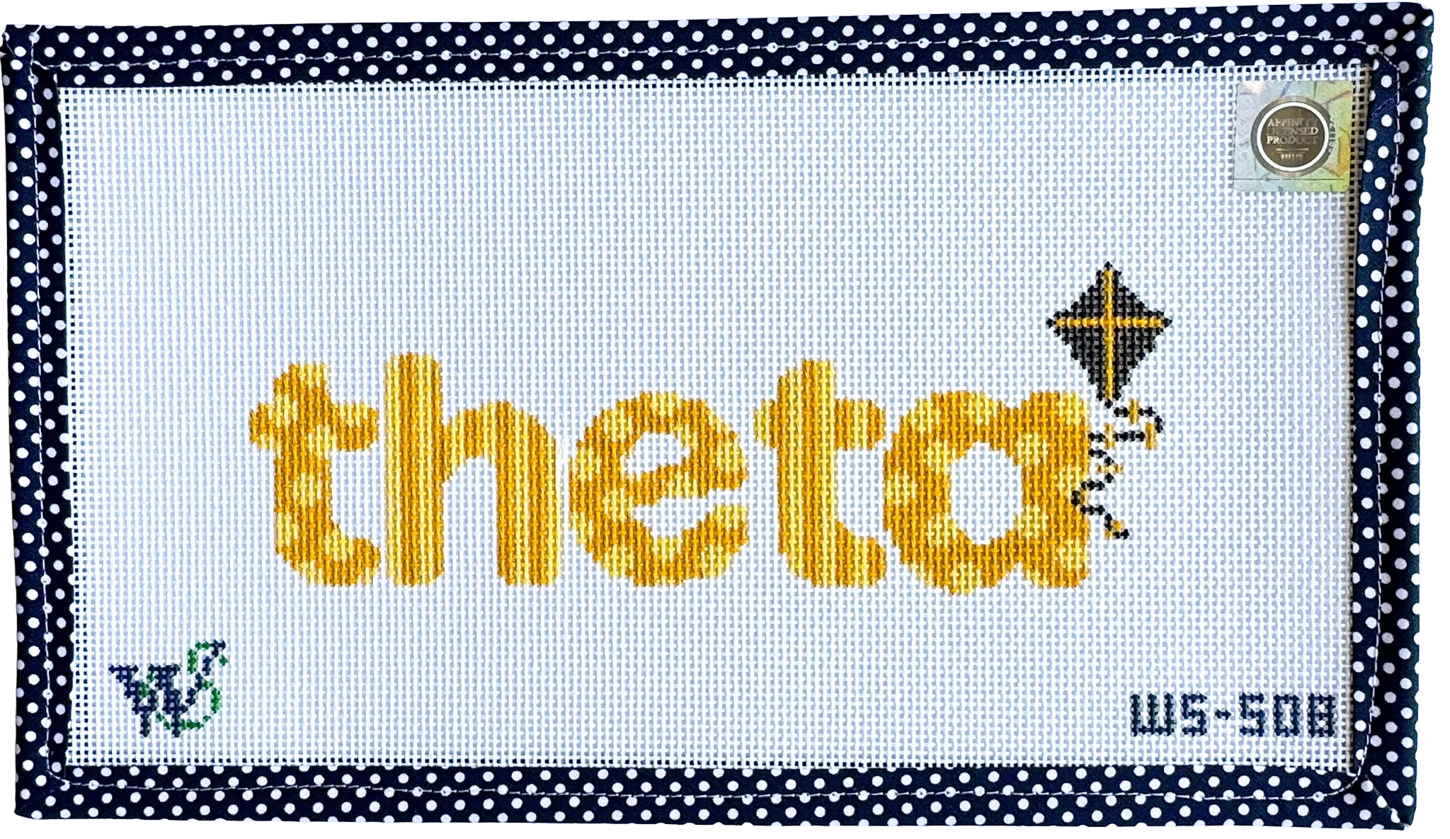 Kappa Alpha Theta Dots & Stripes Canvas