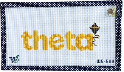 Kappa Alpha Theta Dots & Stripes Canvas