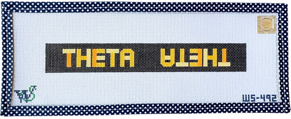 Kappa Alpha Theta Key Fob Canvas