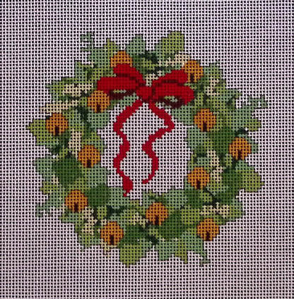Jingle Bell Wreath Canvas- Mini