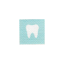 TT113C - Light Blue Background white Tooth 1 1/4" square Canvas