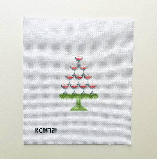 Tipsy Tower Champagne Canvas