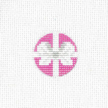 TTF048 - Hot Pink background with White Bow