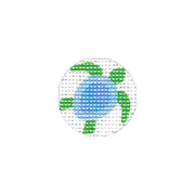TTF152A - Turtle Aqua/ Light Blue Canvas