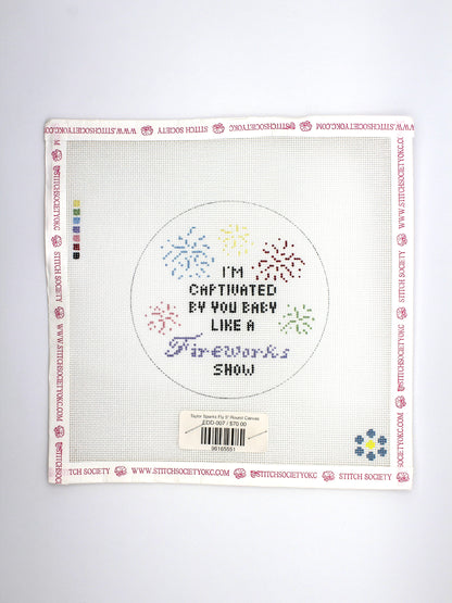 Taylor Sparks Fly 5" Round Canvas