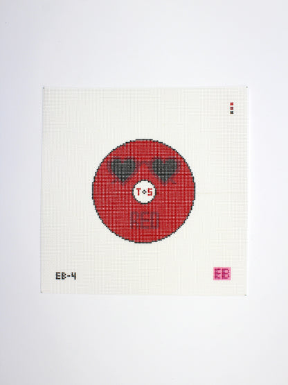 Red Vinyl Canvas