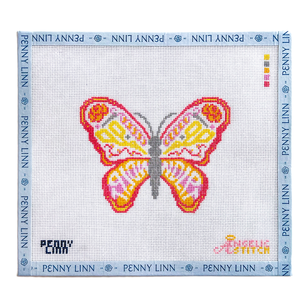 Needlepoint Butterfly Groovy