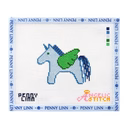 Pegasus - Blue & Green Canvas