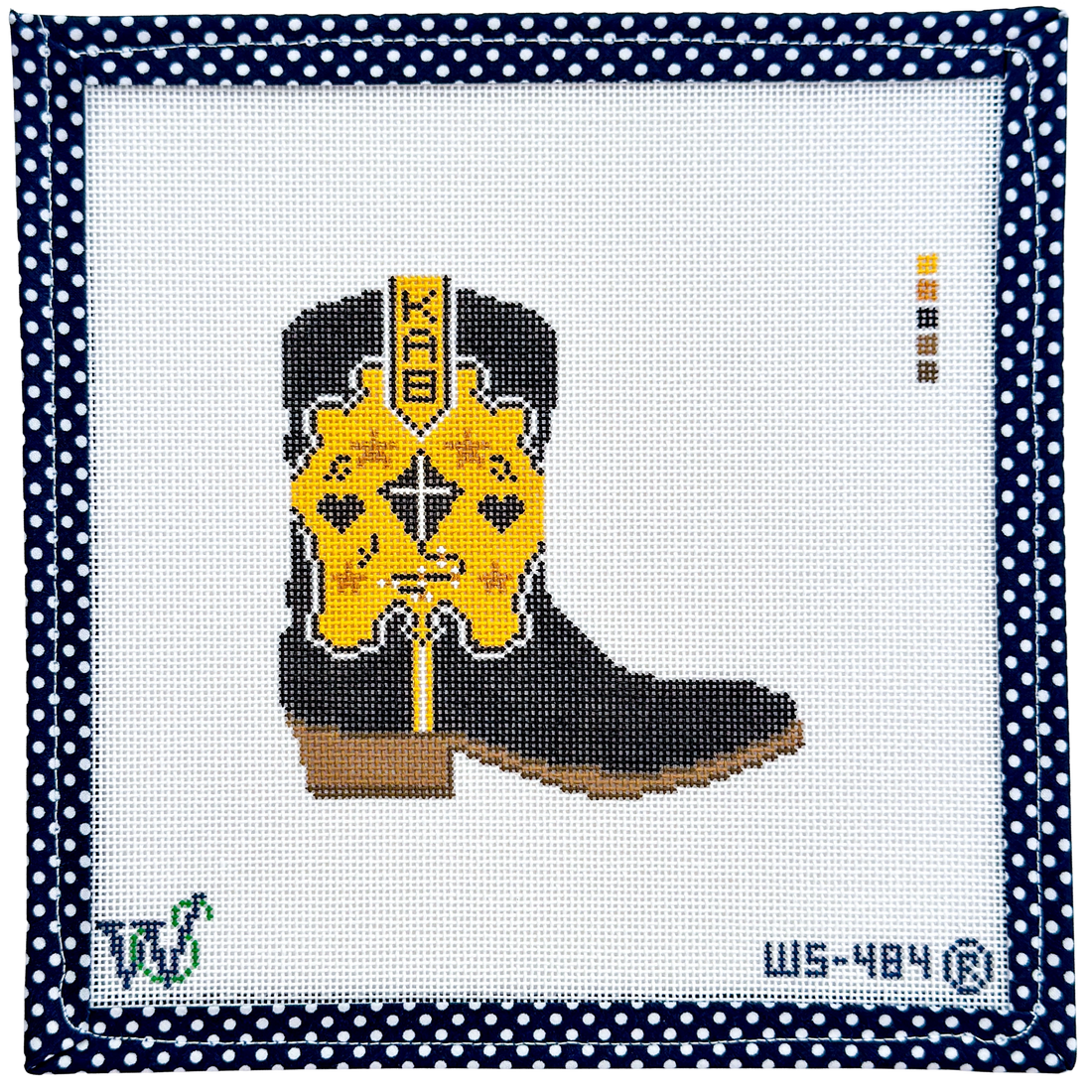 Kappa Alpha Theta Boot Canvas