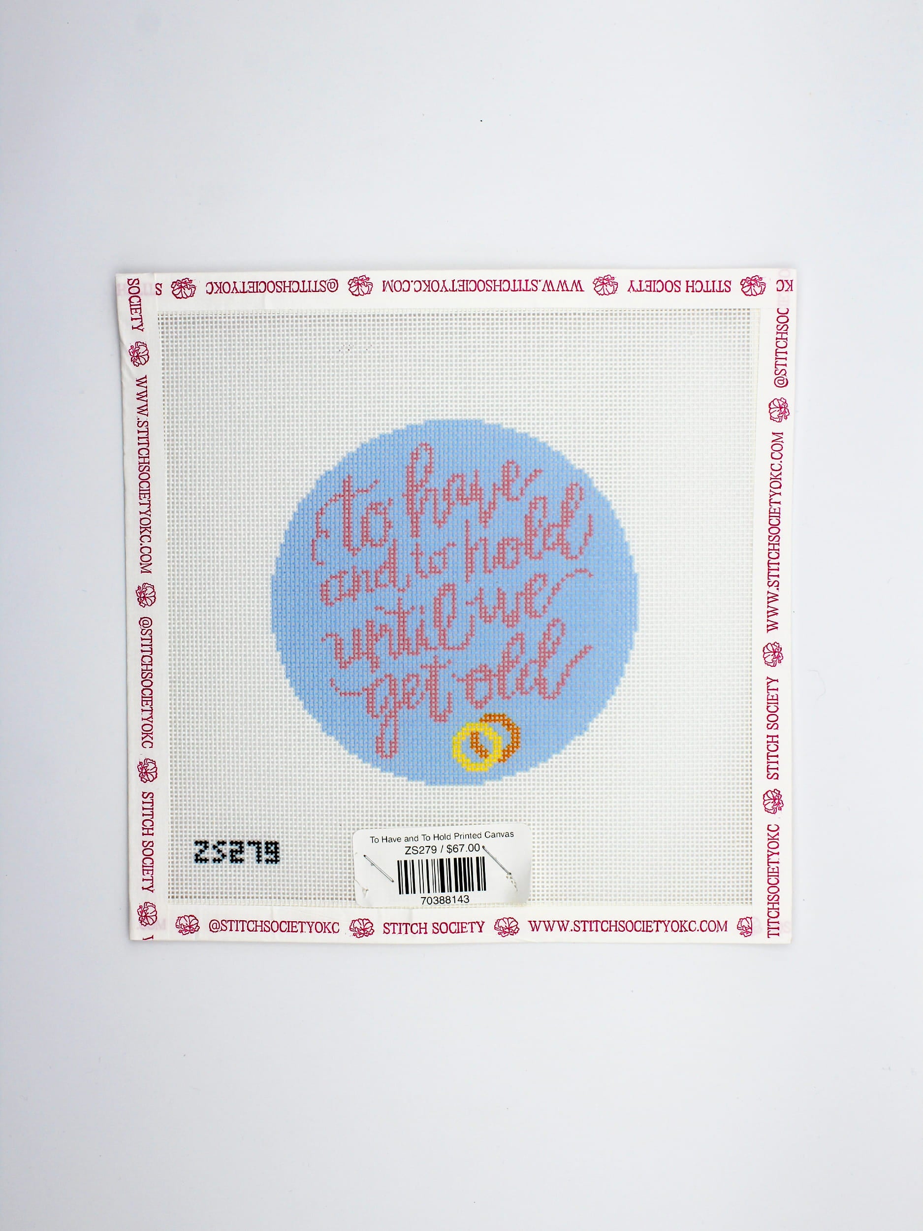 To Have and To Hold Printed Canvas