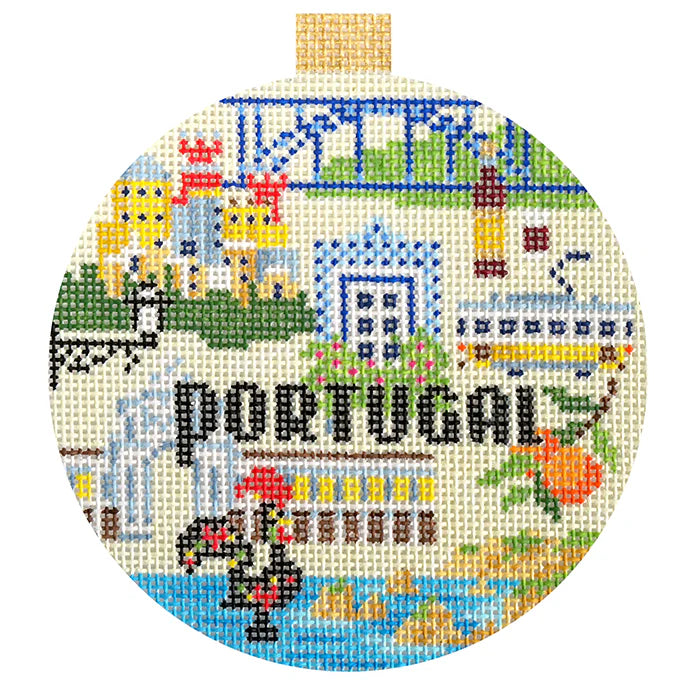 Travel Round - Portugal Canvas