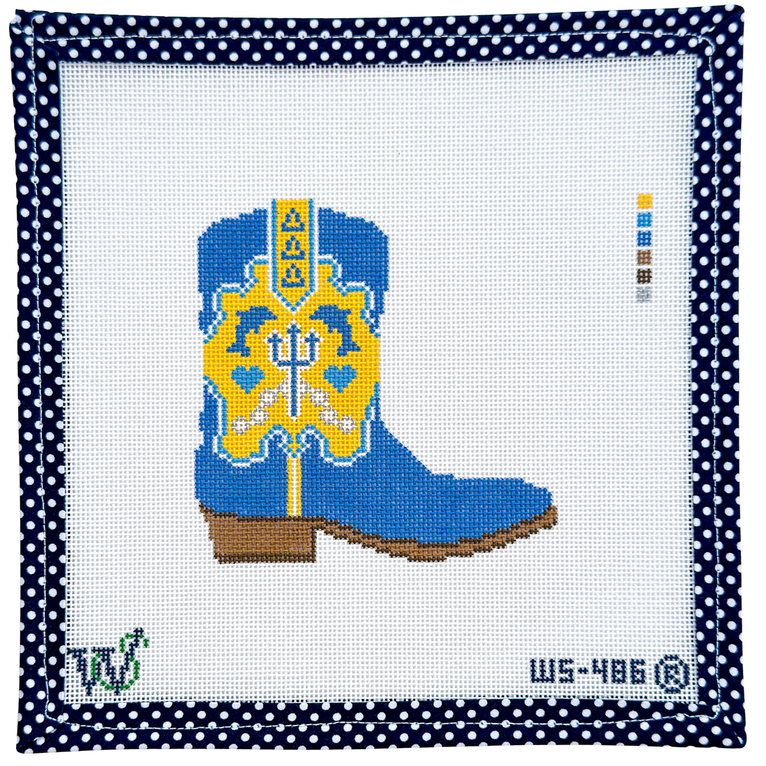 Delta Delta Delta Boot Canvas
