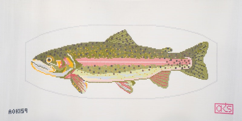 Rainbow Trout Cummerbund Canvas