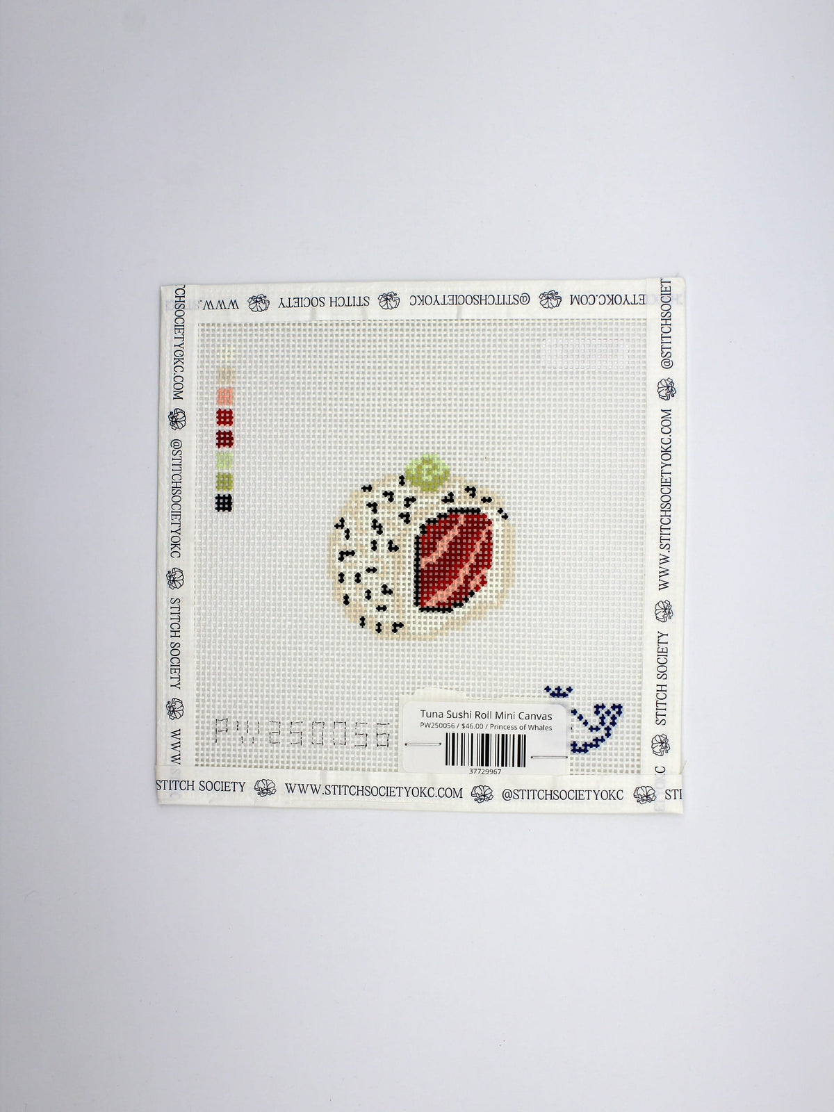 Tuna Sushi Roll Mini Canvas