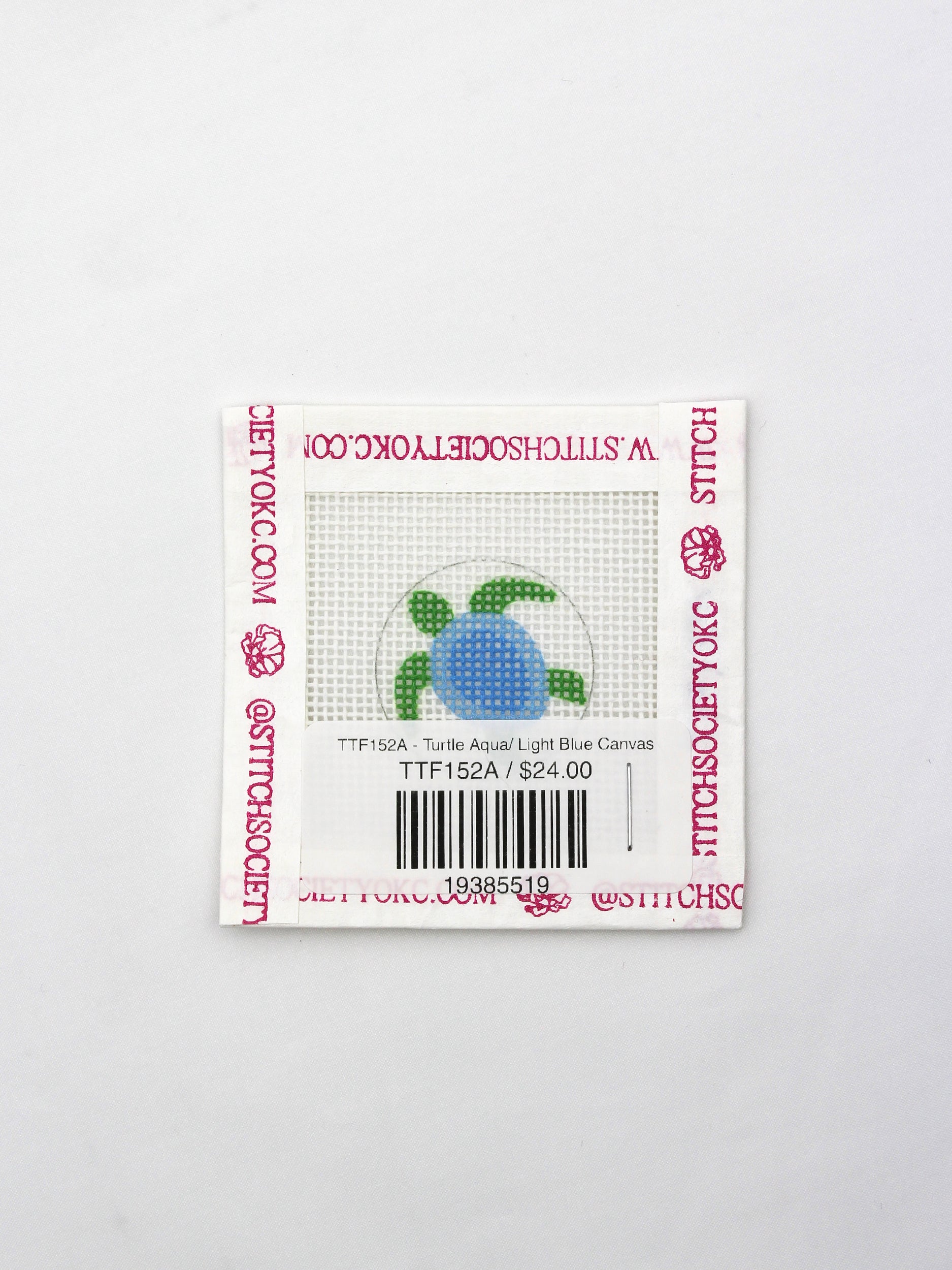 TTF152A - Turtle Aqua/ Light Blue Canvas