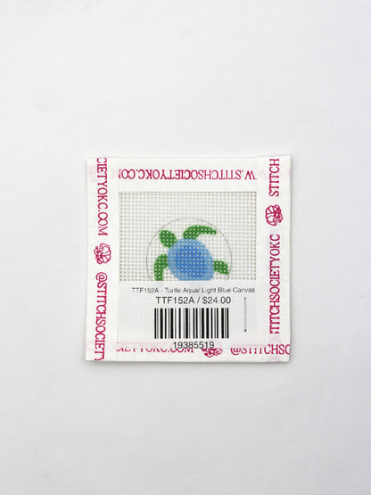 TTF152A - Turtle Aqua/ Light Blue Canvas