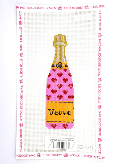Veuve Bottle - Valentines Champagne Canvas