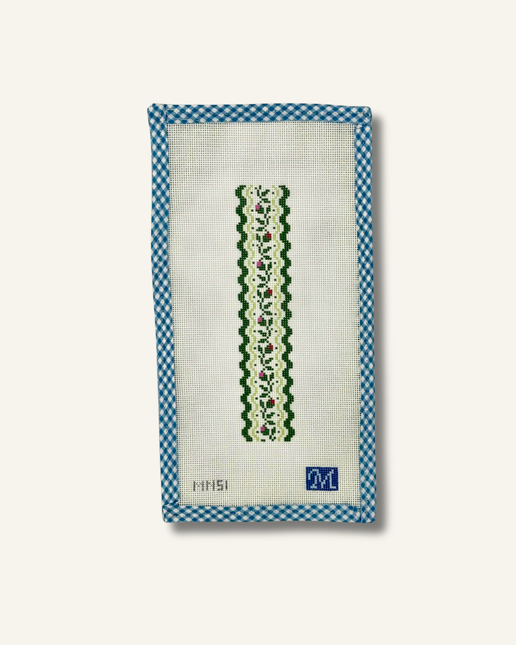 Scalloped Buds Fob Canvas