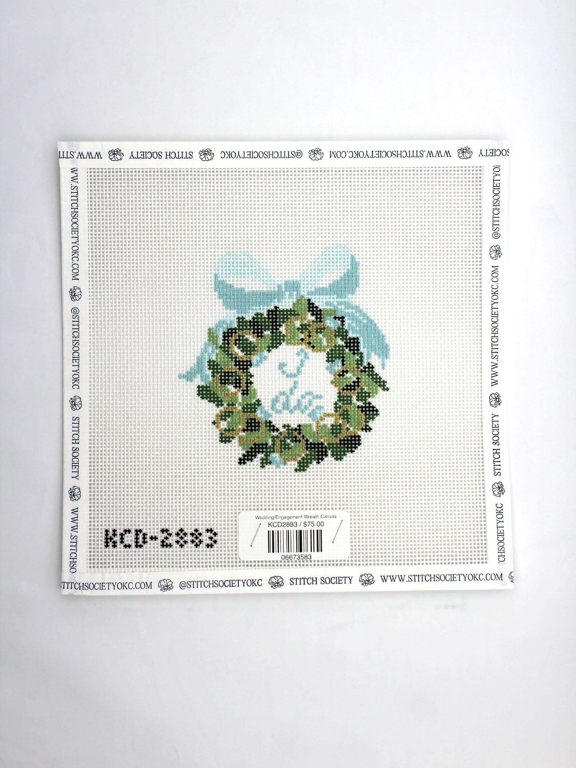 Wedding/Engagement Wreath Canvas