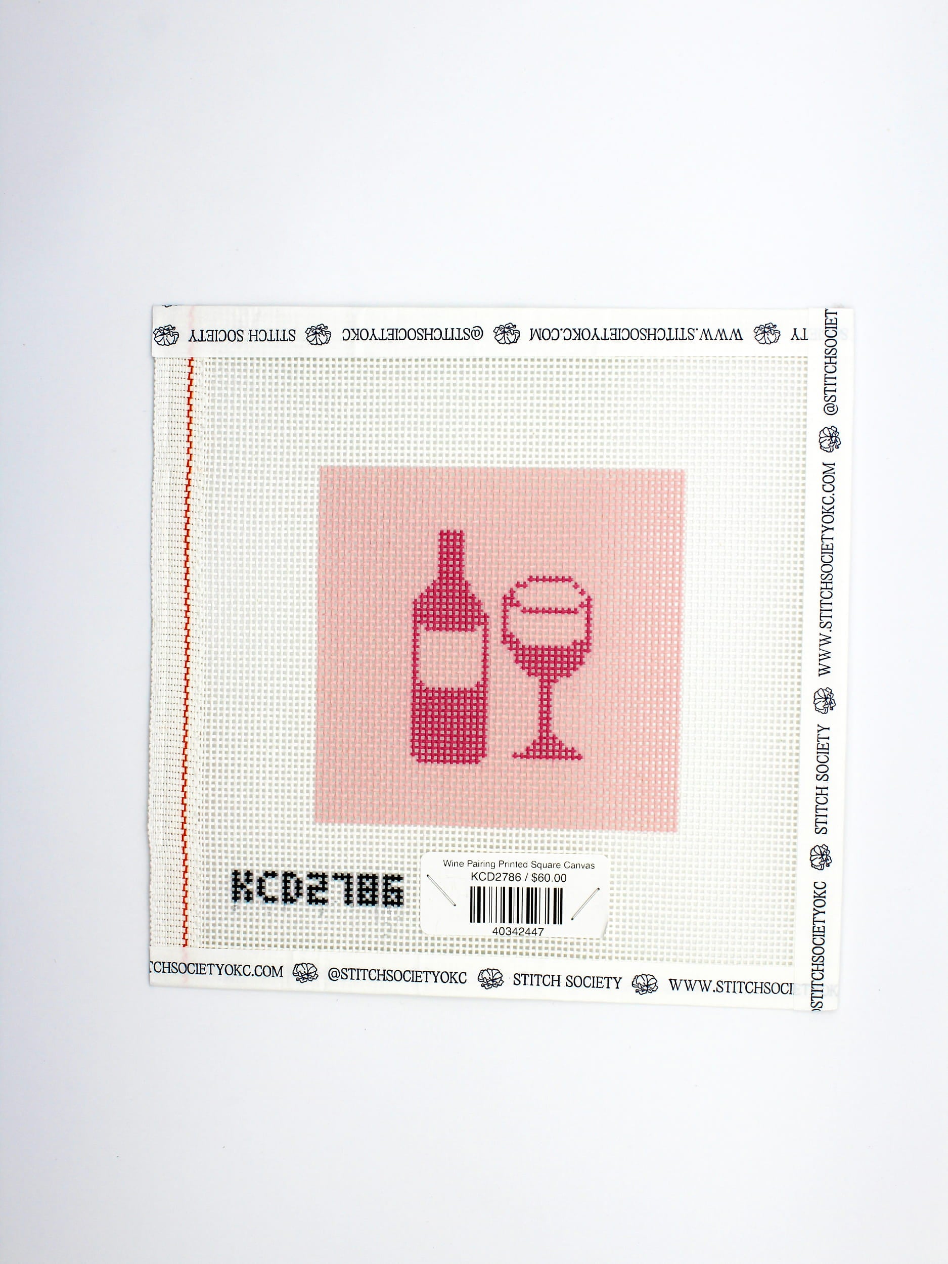 Wine Pairing Printed Square Canvas