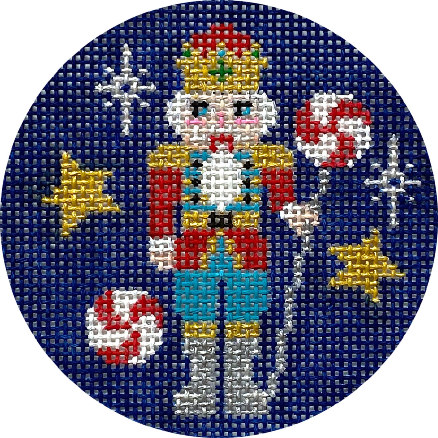 Nutcracker with Peppermint Canvas