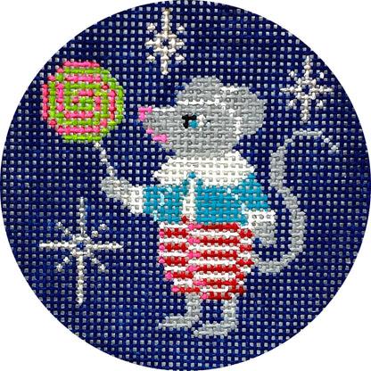 Mouse with Lollipop Canvas