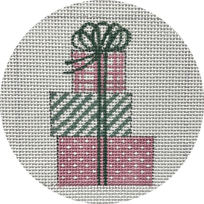 Pink Stacked Gifts Canvas