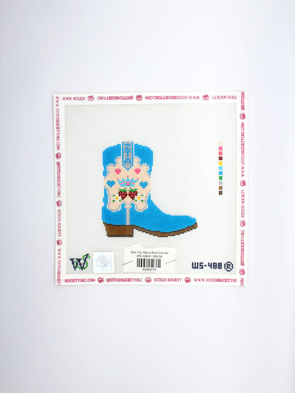Zeta Tau Alpha Boot Canvas
