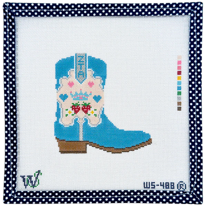 Zeta Tau Alpha Boot Canvas
