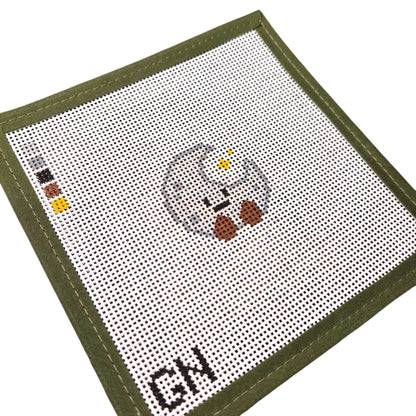 Mini Happy Moon Needlepoint Canvas