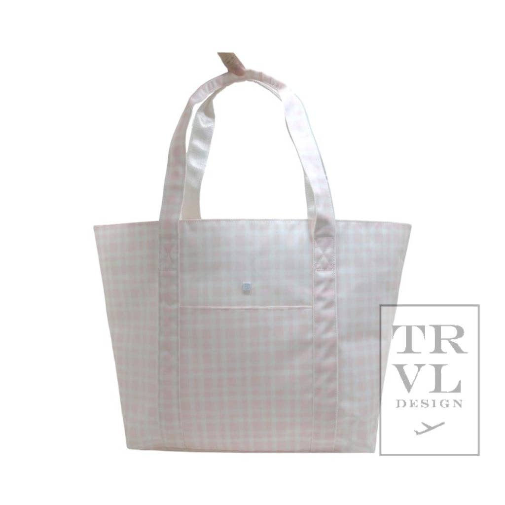 Jumbo Tote - X-large Tote Pimlico Plaid Pink *New!: Pimlico Plaid Pink
